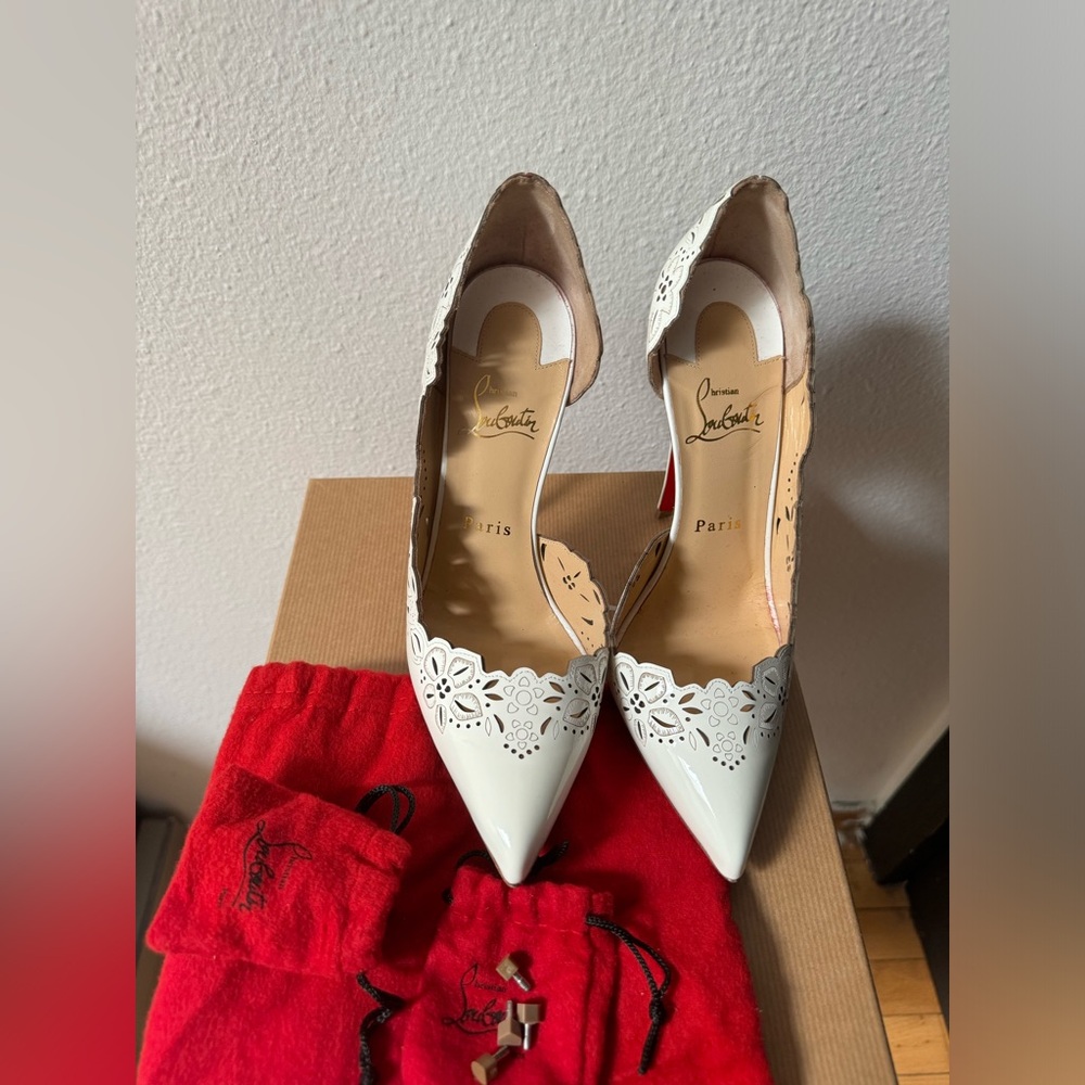 Christian Louboutin limited heels BN size 38 1/2 - Picture 2 of 12